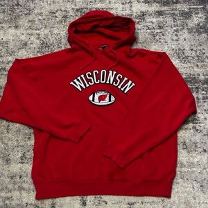 Red Wisconsin Badgers hoodie